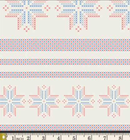 Snow Day Adventures Fabric Bundle, Frost & Fir, 7 Piece Winter Fat Quarter or Half Yard Bundle, Art Gallery Fabrics