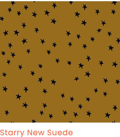 Spooky Stardust Halloween Fabric Bundle, 6 Piece Ruby Star Society Starry & Speckled, Orange Purple Teal, Fat Quarter or Half Yard