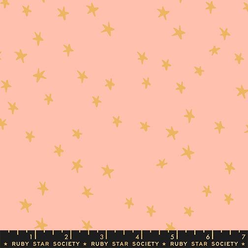 Starry Sunset Sorbet Fabric Bundle | 6 Fat Quarters or Half Yards | Ruby Star Society Starry Basics | Pink Orange Quilt Fabric