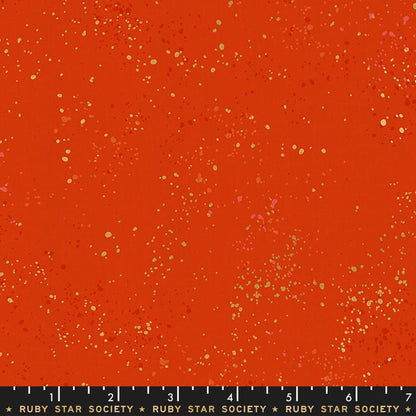 Holiday Glow Speckled Metallic Fabric Bundle | 6 Fat Quarters or Half Yards | Ruby Star Society Christmas Quilt Fabric