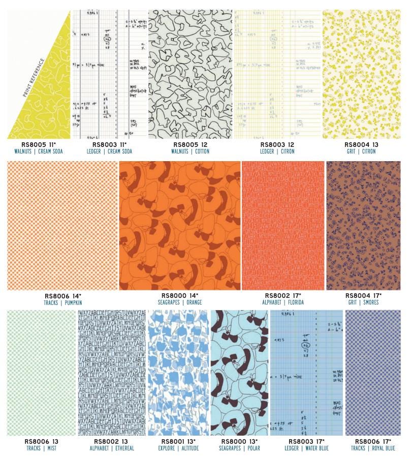 Memento Layer Cake by Carolyn Friedlander for Ruby Star Society | 42 Ten Inch Squares | Modern Quilting Fabric Precut
