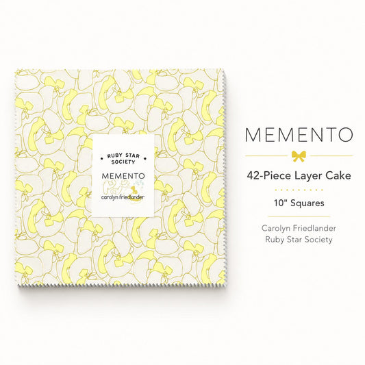 Memento Layer Cake by Carolyn Friedlander for Ruby Star Society | 42 Ten Inch Squares | Modern Quilting Fabric Precut
