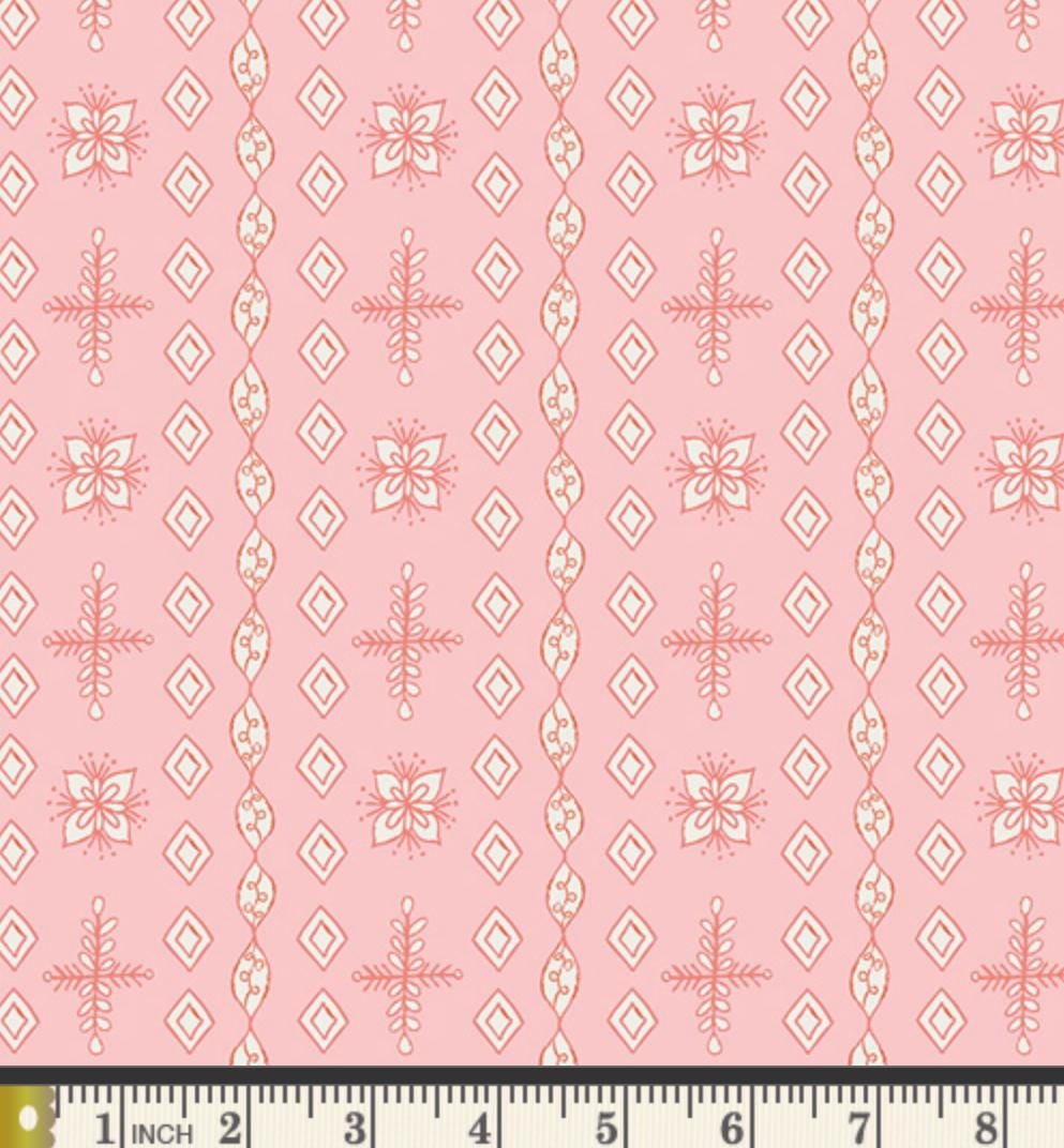 Frosted Garden Fabric Bundle, Frost & Fir, 6 Piece Floral Fat Quarter or Half Yard Set, Sewcial Bee Collective, Art Gallery Fabrics
