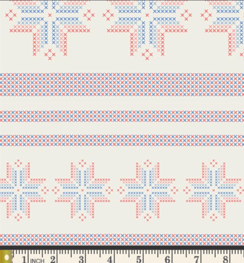 Cozy Knit Night Fabric Bundle, Frost & Fir, 6 Piece Fat Quarter or Half Yard Set, Knitting Fabric, Art Gallery Fabrics
