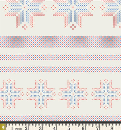 Cozy Knit Night Fabric Bundle, Frost & Fir, 6 Piece Fat Quarter or Half Yard Set, Knitting Fabric, Art Gallery Fabrics