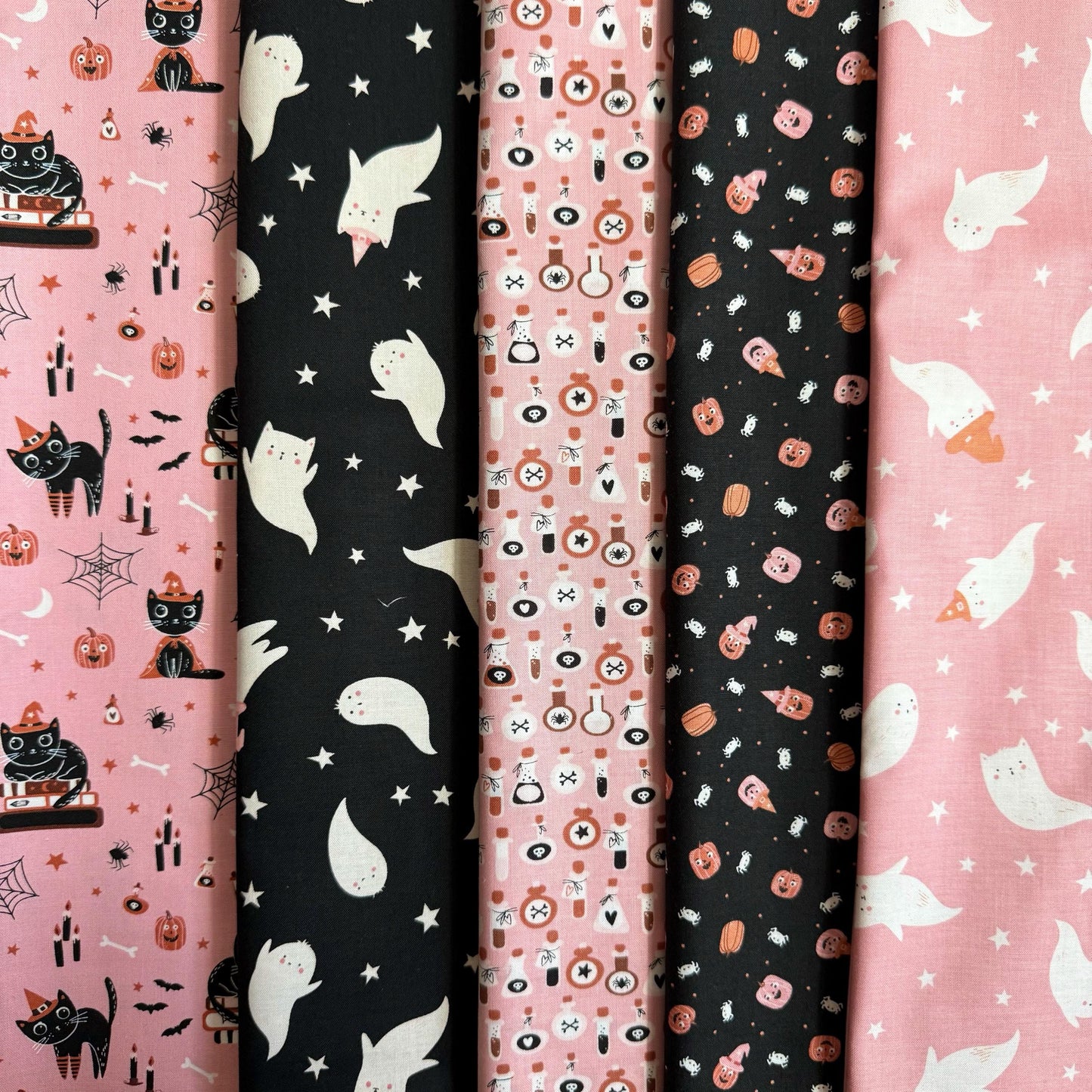 Candy Cauldron Purrs & Boos Bundle by Elena Amo for Moda — 5 Pieces