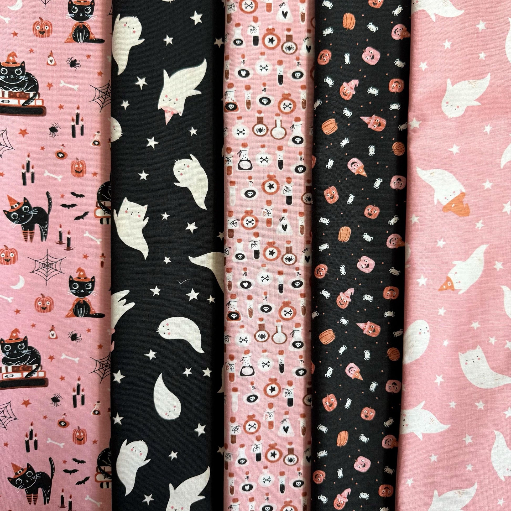 Candy Cauldron Purrs & Boos Bundle by Elena Amo for Moda — 5 Pieces