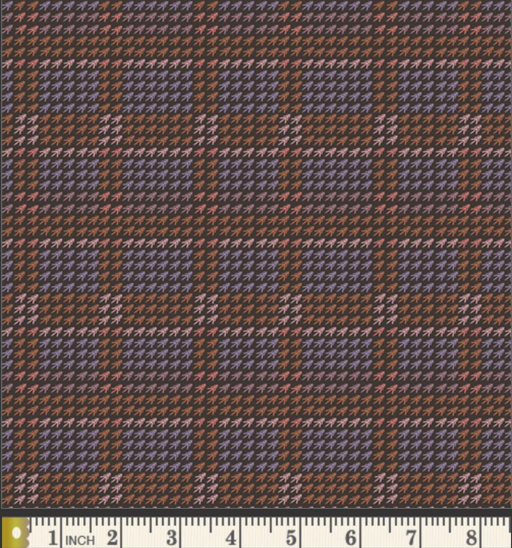 Pine and Plaid Fabric | Frost & Fir by Sewcial Bee Collective | Dark Winter Plaid Cotton | Art Gallery Fabrics SBC-FF-3144
