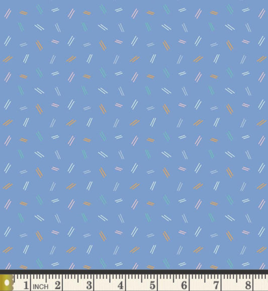 Winter Flurry Fabric | Frost & Fir by Sewcial Bee Collective | Blue Sprinkle Winter Cotton | Art Gallery Fabrics SBC-FF-3153