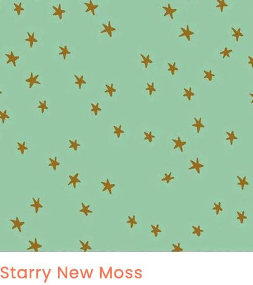 Mermaid Lagoon Fabric Bundle, 6 Piece Ruby Star Society Starry & Speckled, Mint Teal Blue Lavender, Fat Quarter or Half Yard