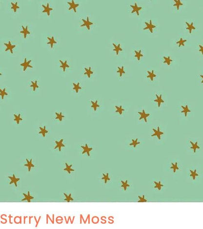 Mermaid Lagoon Fabric Bundle, 6 Piece Ruby Star Society Starry & Speckled, Mint Teal Blue Lavender, Fat Quarter or Half Yard