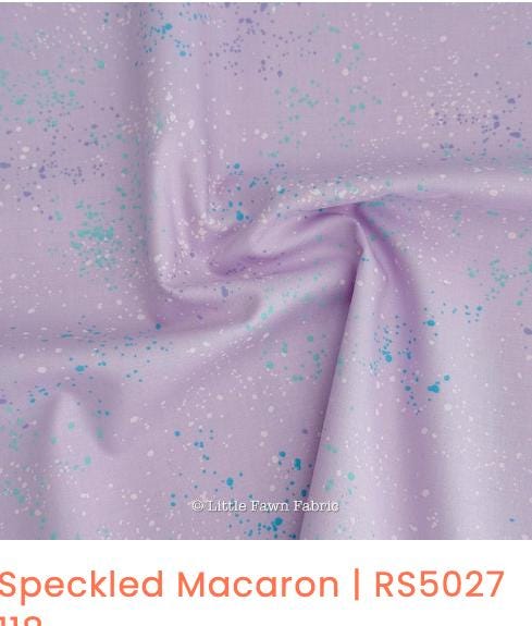 Mermaid Lagoon Fabric Bundle, 6 Piece Ruby Star Society Starry & Speckled, Mint Teal Blue Lavender, Fat Quarter or Half Yard