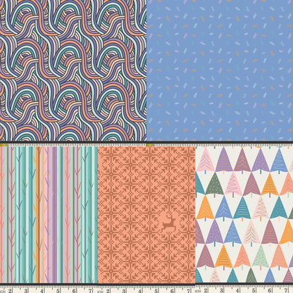 Frost & Fir Full Collection Bundle, 25 Piece Fat Quarter or Half Yard Set, Sewcial Bee Collective, Art Gallery Fabrics