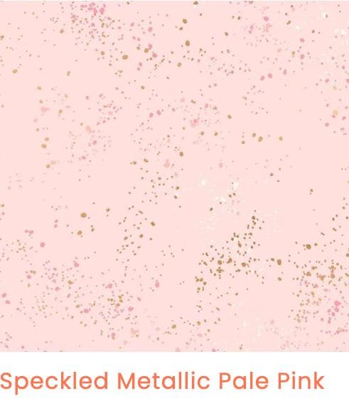 Sunset Sherbet Ruby Star Society Fabric Bundle, 6 Piece Starry & Speckled, Pink Peach Orange Yellow, Fat Quarter or Half Yard