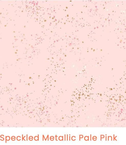 Sunset Sherbet Ruby Star Society Fabric Bundle, 6 Piece Starry & Speckled, Pink Peach Orange Yellow, Fat Quarter or Half Yard