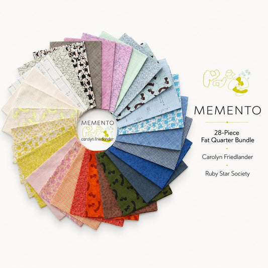 Memento Fat Quarter Bundle by Carolyn Friedlander for Ruby Star Society | 28 Piece Factory Precut Quilting Cotton