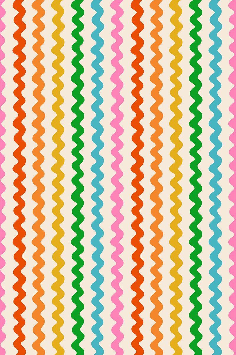 1-800-NOTION Ric Rac Shell Fabric by Ruby Star Society | RS5209 12 | Rainbow Sewing Notions Quilting Cotton