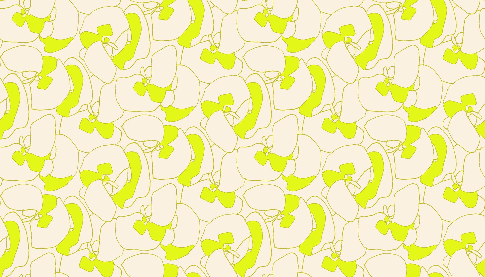 Memento Seagrapes Neon Yellow Fabric by Carolyn Friedlander | Ruby Star Society RS8000 11 | Modern Quilting Cotton Yardage