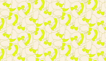 Memento Seagrapes Neon Yellow Fabric by Carolyn Friedlander | Ruby Star Society RS8000 11 | Modern Quilting Cotton Yardage