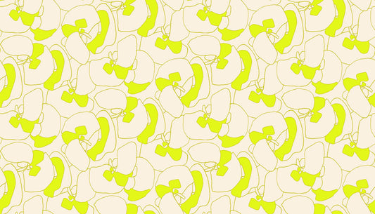 Memento Seagrapes Neon Yellow Fabric by Carolyn Friedlander | Ruby Star Society RS8000 11 | Modern Quilting Cotton Yardage