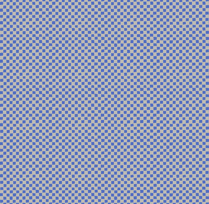 Memento Tracks Royal Blue Fabric by Carolyn Friedlander | Ruby Star Society RS8006 17 | Blue Checker Quilting Cotton Yardage
