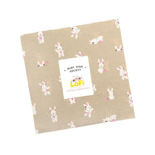 LoFi Linens Layer Cake 10" Squares | Rashida Coleman-Hale Ruby Star Society | 42 Piece Linen Blend Precut RS1129LC