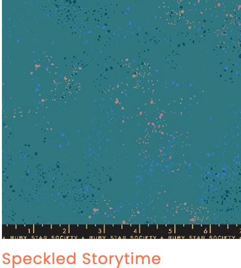Mermaid Lagoon Fabric Bundle, 6 Piece Ruby Star Society Starry & Speckled, Mint Teal Blue Lavender, Fat Quarter or Half Yard