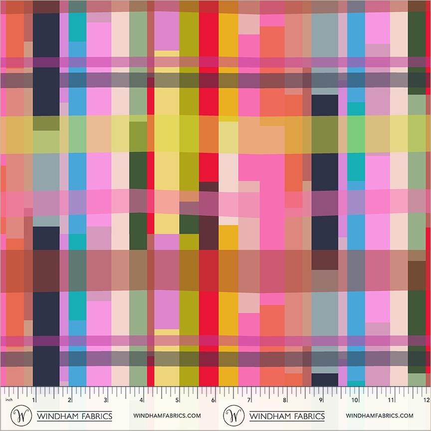 Color Crush Fat Quarter Bundle | Happy Place Annabel Wrigley | 6 Piece Rainbow Colorful Windham Fabric Bundle