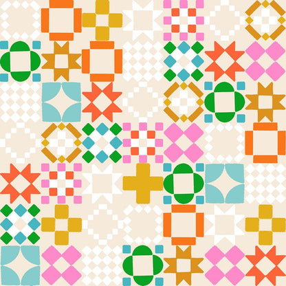 1-800-NOTION Quilty As Charged Shell Fabric by Ruby Star Society | RS5215 11 | Patchwork Quilt Block Quilting Cotton