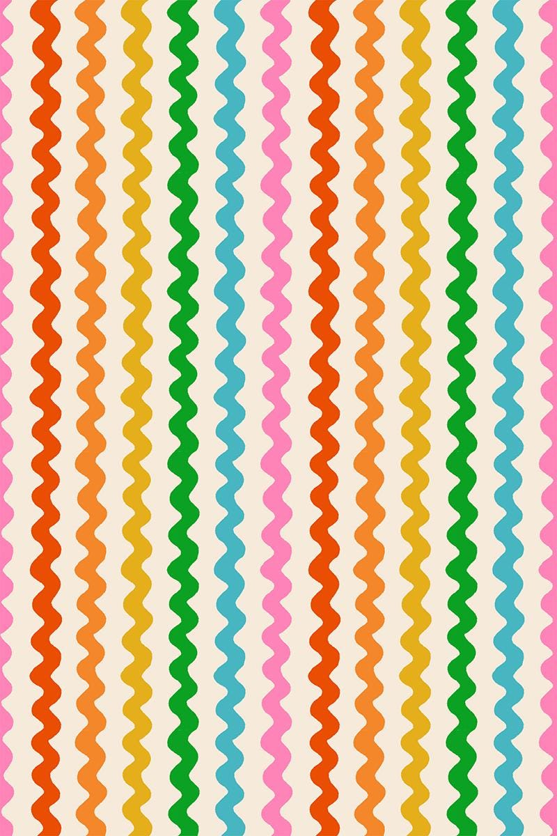 Sew Happy Rainbow Fabric Bundle | 1-800-NOTION by Ruby Star Society | 6 Piece Sewing & Quilting Cotton Bundle
