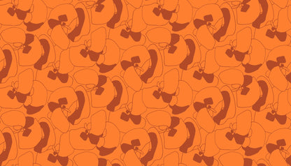 Memento Seagrapes Orange Fabric by Carolyn Friedlander | Ruby Star Society RS8000 14 | Modern Orange Quilting Cotton Yardage