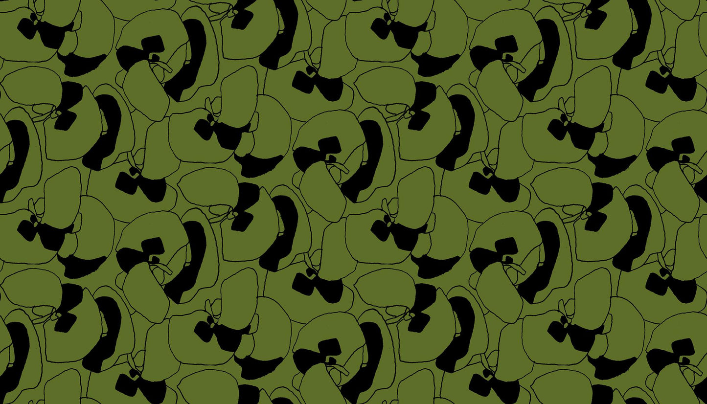 Memento Seagrapes Sarah Green Fabric by Carolyn Friedlander | Ruby Star Society RS8000 16 | Olive Green Quilting Cotton Yardage