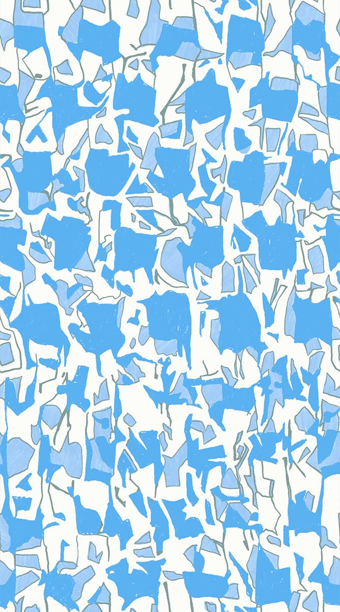 Memento Explore Altitude Fabric by Carolyn Friedlander | Ruby Star Society RS8001 13 | Blue Modern Quilting Cotton Yardage