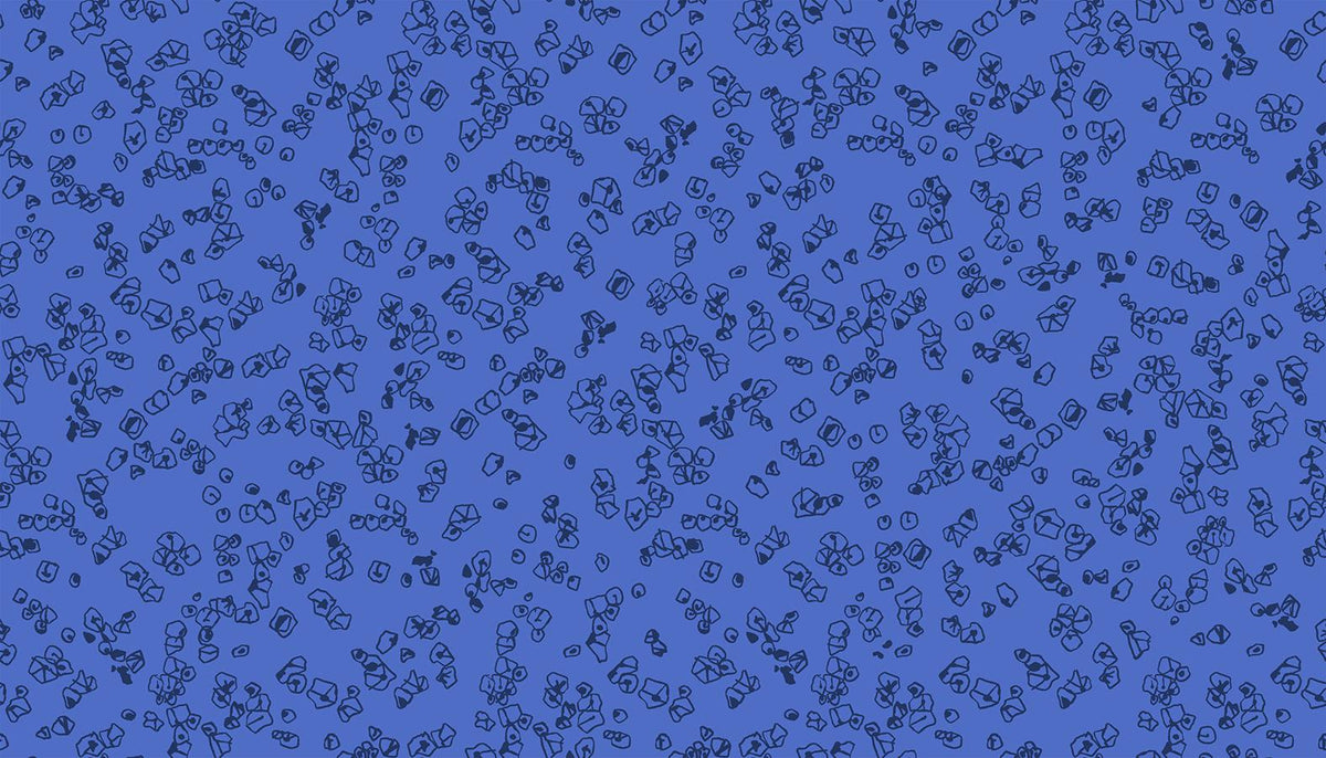Memento Grit Lapis Fabric by Carolyn Friedlander | Ruby Star Society RS8004 16 | Blue Modern Quilting Cotton Yardage