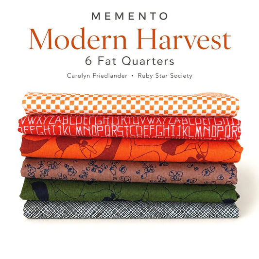 Modern Harvest Fabric Bundle | Memento by Carolyn Friedlander for Ruby Star Society | 6 Piece Fat Quarter Bundle