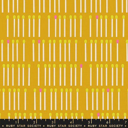 LoFi Linens Meet Your Match Cactus Fabric | Rashida Coleman-Hale Ruby Star Society | Matchstick Linen Blend RS1132 23CL