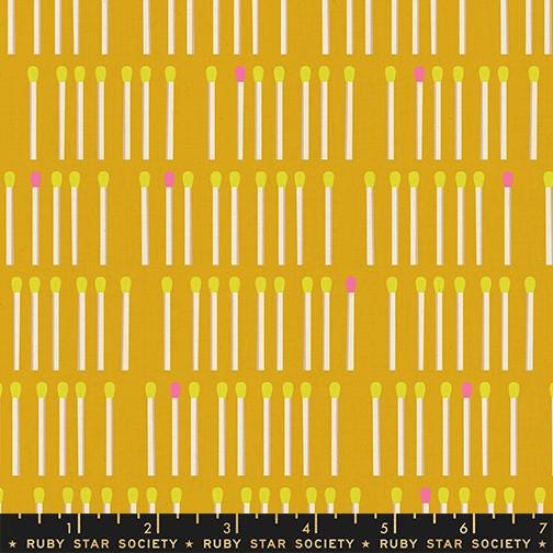 LoFi Linens Meet Your Match Cactus Fabric | Rashida Coleman-Hale Ruby Star Society | Matchstick Linen Blend RS1132 23CL
