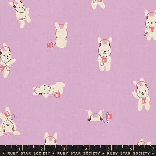 LoFi Pink Frequency Fabric Bundle | LoFi Linens by Rashida Coleman Hale | Ruby Star Society | 7 Fat Quarters or Half Yards