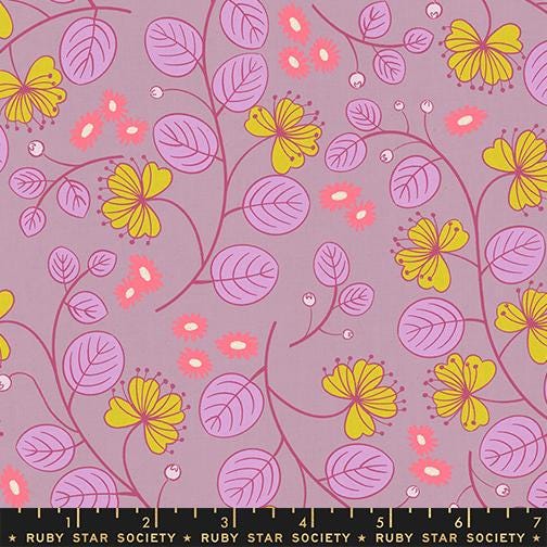 LoFi Blush Bloom 5 Piece Fabric Bundle | Ruby Star Society | Rashida Coleman-Hale | Pink Lavender Fat Quarter Bundle
