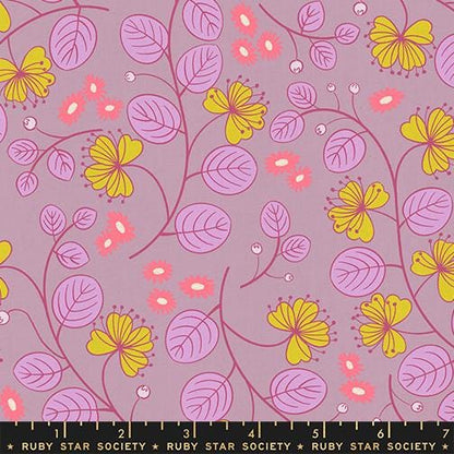 LoFi Blush Bloom 5 Piece Fabric Bundle | Ruby Star Society | Rashida Coleman-Hale | Pink Lavender Fat Quarter Bundle