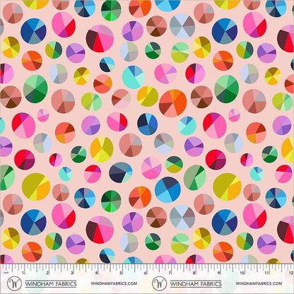 Sunset Candy Fat Quarter Bundle | Happy Place Annabel Wrigley | 7 Piece Pink Coral Orange Windham Fabric Bundle