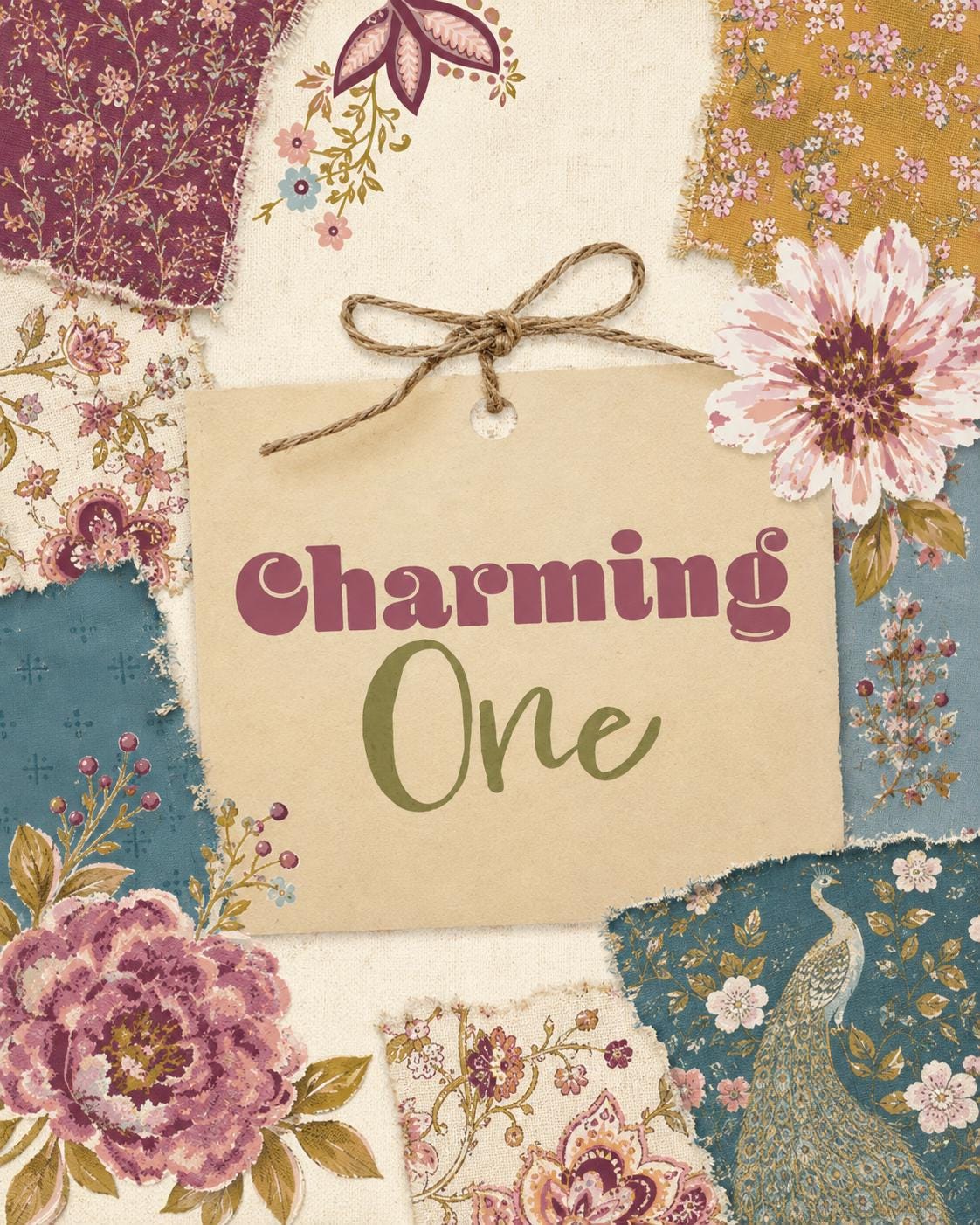 Everlee Frost | Charming One by Sharon Holland | Art Gallery Fabrics | CHO-64111 | Ivory Floral Quilting Cotton