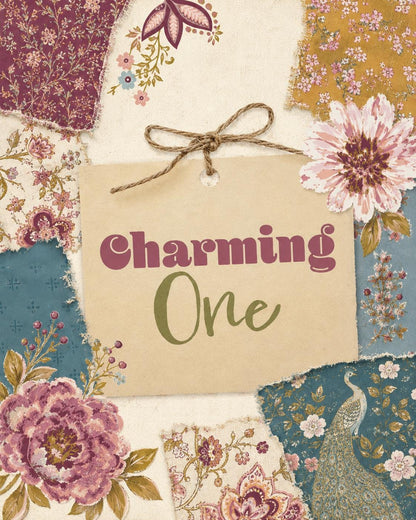 Everlee Frost | Charming One by Sharon Holland | Art Gallery Fabrics | CHO-64111 | Ivory Floral Quilting Cotton