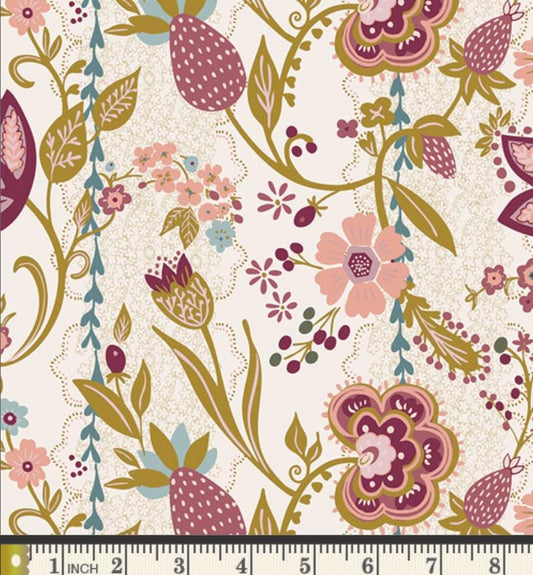 Global Charm | Charming One by Sharon Holland | Art Gallery Fabrics | CHO-64100 | Floral Quilting Cotton