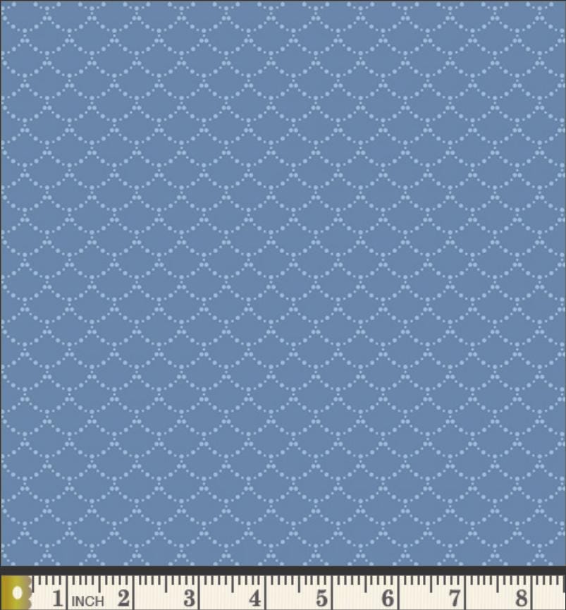 Ripples Sky by Bari J for Art Gallery Fabrics | My Mother's Daughter | MMD-57306 | Blue Scallop Quilting Cotton