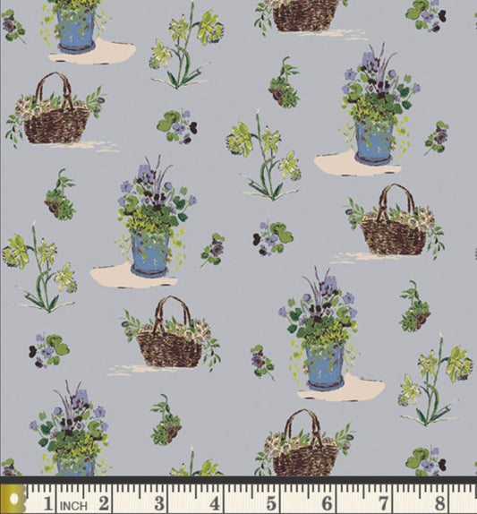 Moms Garden Cloud by Bari J for Art Gallery Fabrics | My Mother’s Daughter | MMD-57304 | Garden Floral Quilting Cotton