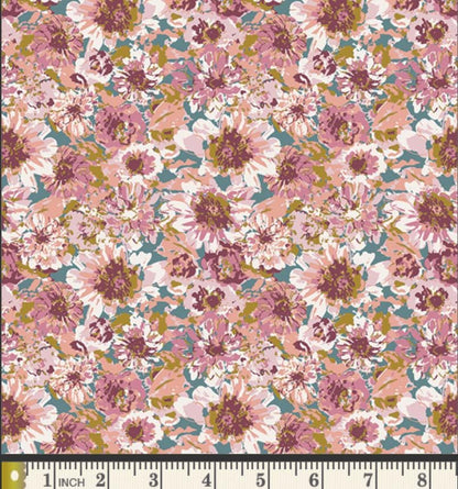 Charming One Fabric Bundle | 16 Piece Fat Quarter or Half Yard Bundle | Sharon Holland | Art Gallery Fabrics Floral Quilt Cotton