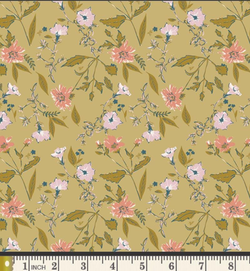 Charming One Fabric Bundle | 16 Piece Fat Quarter or Half Yard Bundle | Sharon Holland | Art Gallery Fabrics Floral Quilt Cotton