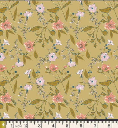 Charming One Fabric Bundle | 16 Piece Fat Quarter or Half Yard Bundle | Sharon Holland | Art Gallery Fabrics Floral Quilt Cotton