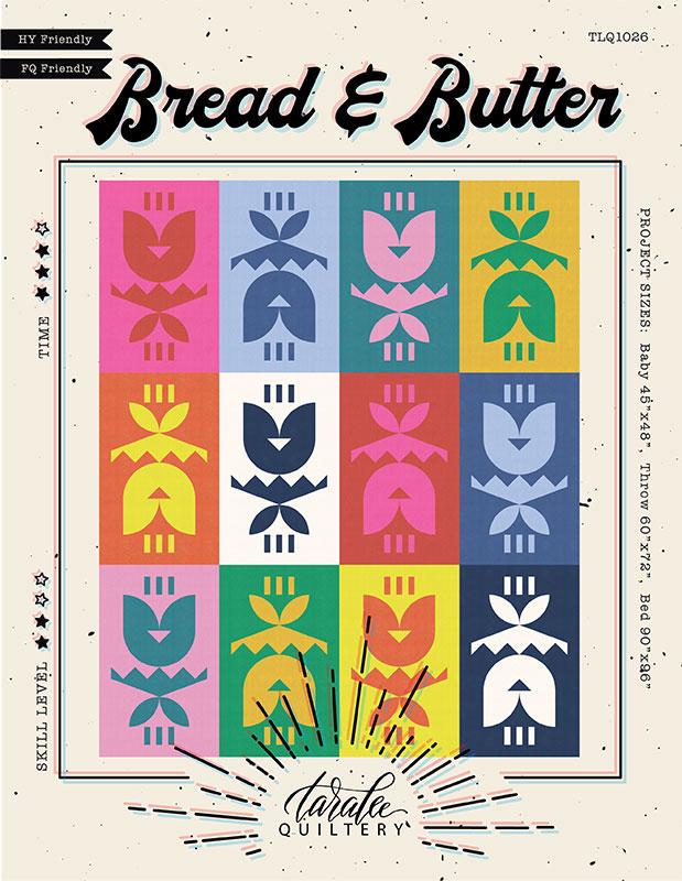Bread and Butter Quilt Pattern by Taralee Quiltery | TLQ 1026 | Fat Quarter & Half Yard Friendly | Baby Throw Bed Quilt